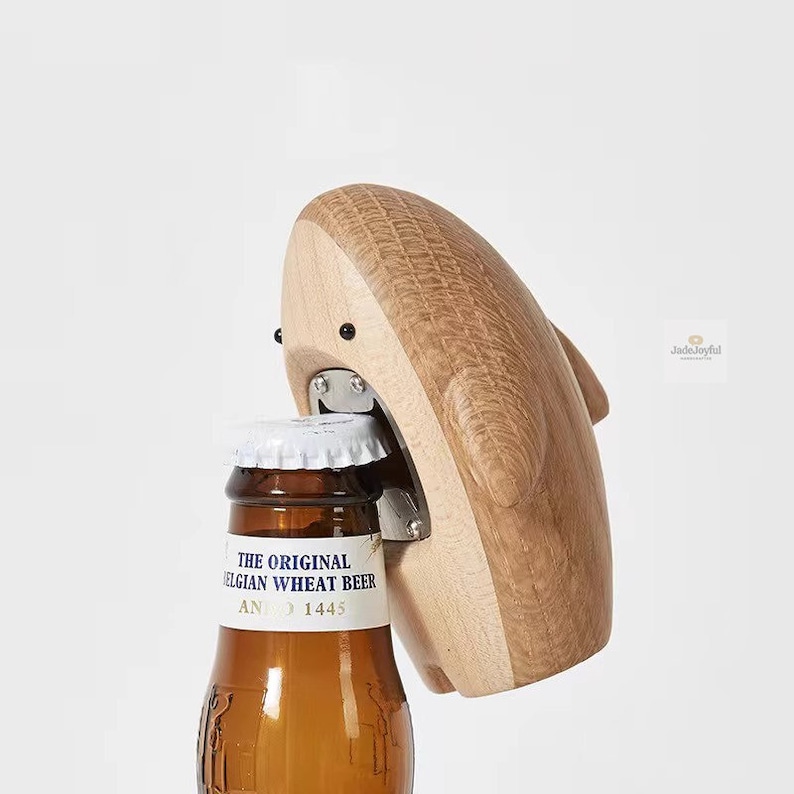 Wooden Shark Bottle Opener Household Beer Wine Opener Etsy