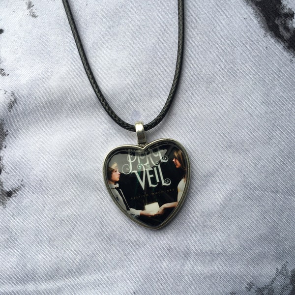 Pierce the veil band selfish machines emo goth rock necklace gift