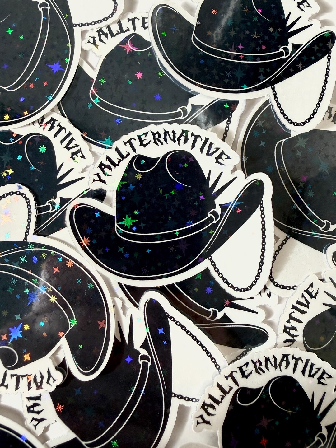 Yallternative Holographic Sticker, Alternative Stickers - Etsy