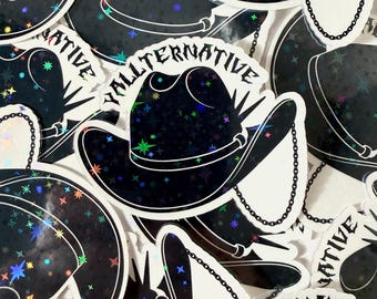 Pegatina holográfica alternativa, pegatinas alternativas