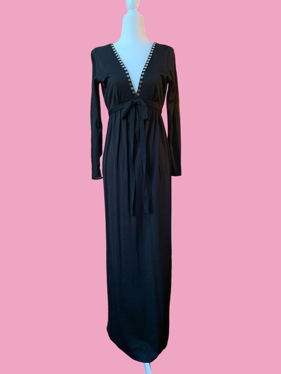 70s Black Maxi - image 3