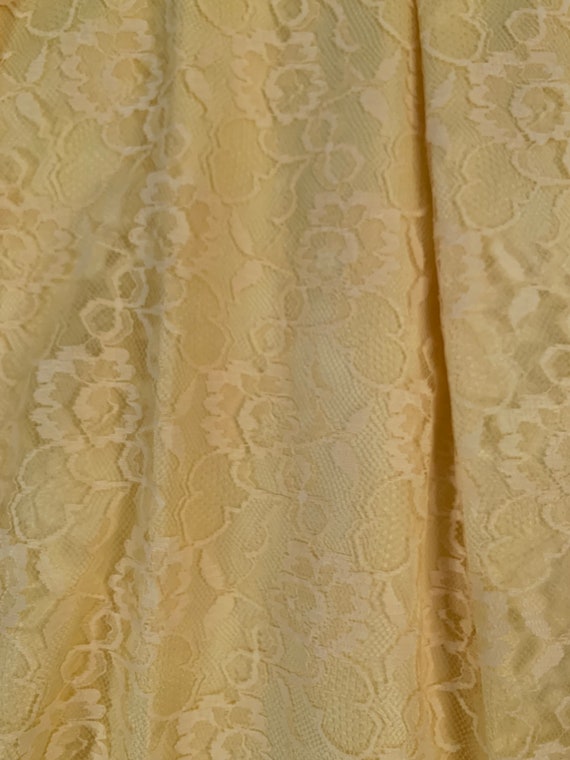 Yellow Lace Dress - image 5