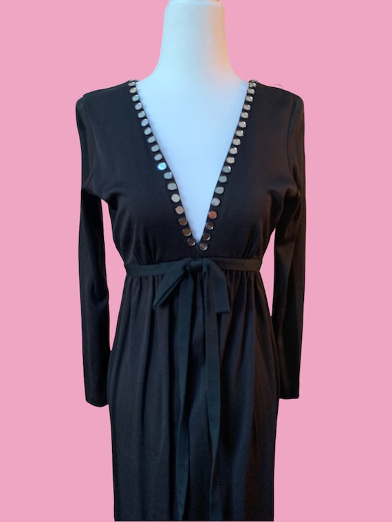 70s Black Maxi - image 2