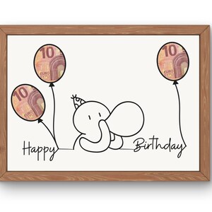 Last-Minute-Geldgeschenk Geburtstag