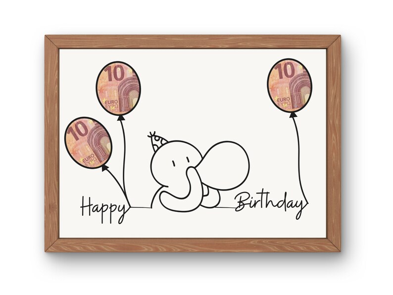 Last-Minute-Geldgeschenk Geburtstag