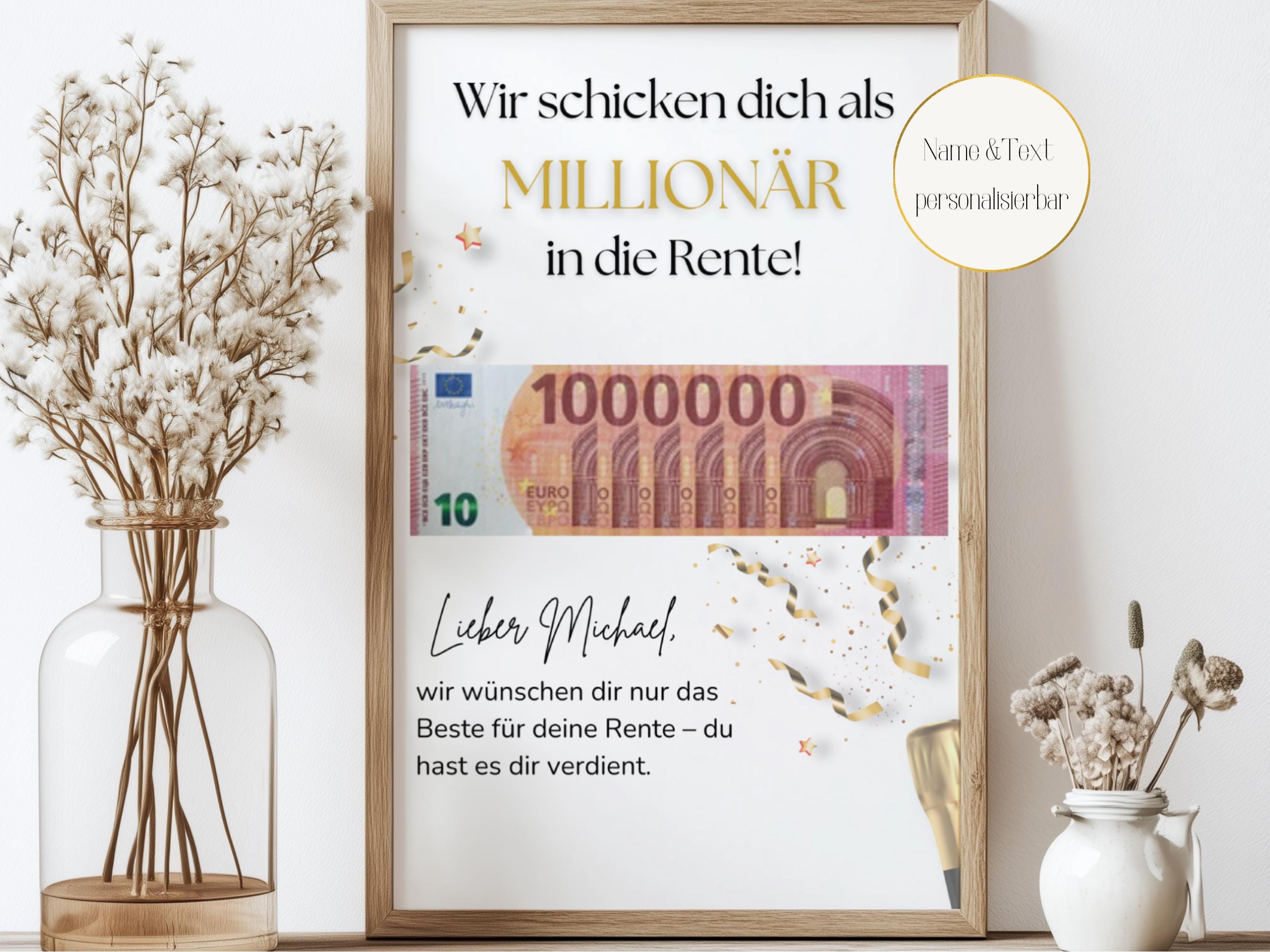 Dekorations-Banner Für Ruhestandsparty, 180x110 Cm – Gold-schwarz, Wiederverwendbar, Mit Aufhängeschnur