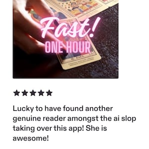 May include: A set of rectangular tarot cards with colorful illustrations and text, including the card labeled Il Papa. The cards feature intricate designs and are arranged on a dark surface. The text Fast! ONE HOUR is overlaid in pink.