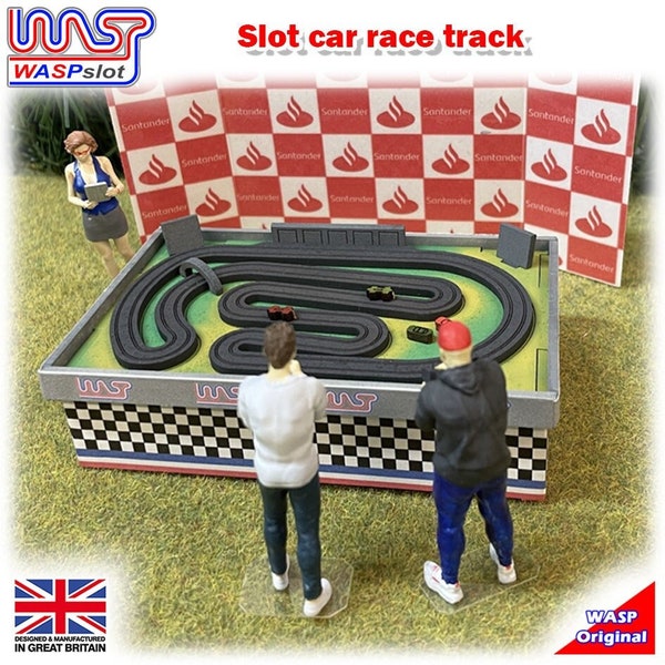 Slot track & figures - 1/32 scale - racing - scale - WASP - slot racing