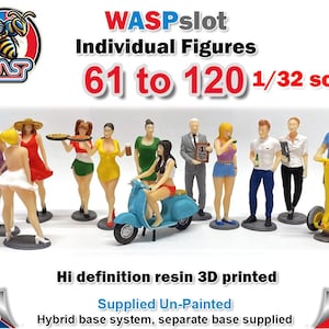 Figurines à l'échelle 1/32 61 - 120 - Impression en résine - Figurines à l'unité - NON PEINT