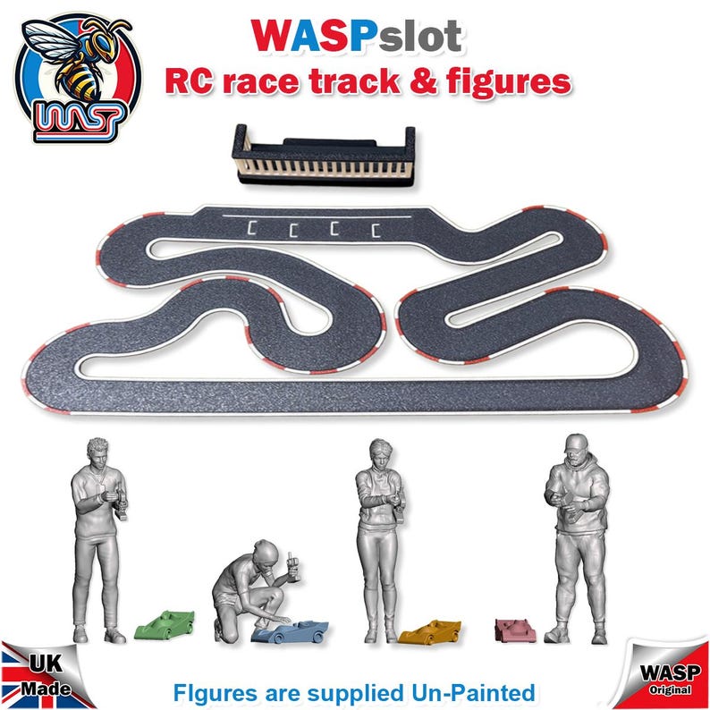 Rc Racetrack Part RC Race Track & Figures - 1/32 Scale - Racing, Radio Control, On-road ...