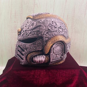 Deluxe 3D-Printed Sci-Fi Space Marine Helmet Replica, ** Display helmet **, Sci-Fi Decor, Prop Helmet