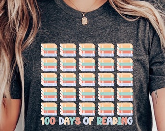 100 Days Of School Shirt, 100th Day Of School, School 100th Day, 100 Book Shirt, Celebrate 100th Day Shirt, 100 Days of School Group Shirt