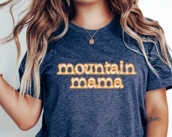 Retro Mountain Mama Tee - West Virginia Country Roads