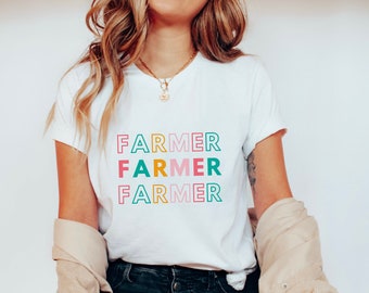 Farmer Shirt, Farmer Gift, Southern Woman Shirt, Farm Girl Gift, Country Girl Shirt, Farm T-Shirt, Gift For Farmer, Farmers Shirt