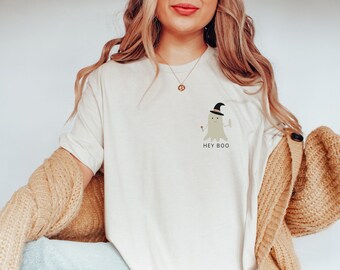 Cute Spooky Shirt Ghost Shirt Halloween Shirt Halloween Boo Ghost Shirt Ghost Shirt Funny Halloween Shirt Retro Halloween Tshirt Boo Tshirt