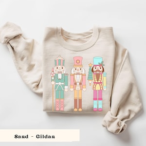 Cute Nutcracker Christmas Sweatshirt Cute Holiday Gift Dance Teacher Christmas Shirt Christmas Sweater Holiday Sweater Xmas Gift