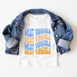 West Virginia Kids Trendy Shirt, Youth West Virginia Home State Shirt, WV T-shirt, Cute West Virginia Kids TShirt, West Virginia Tee,WV Gift