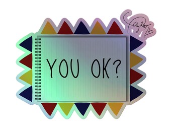 You Ok? Music Video Holographic Sticker Taylor Signatures Music Video Singer Tour Pop Star