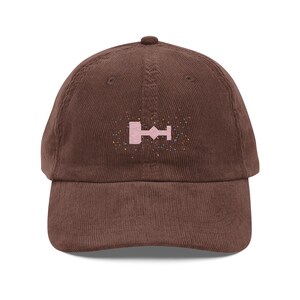 Eras Stage Confetti Embroidered Floral Vintage Corduroy Hat Eras Tour