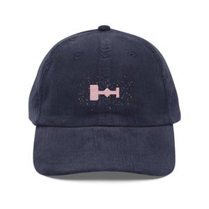 Eras Stage Confetti Embroidered Floral Vintage Corduroy Hat Eras Tour