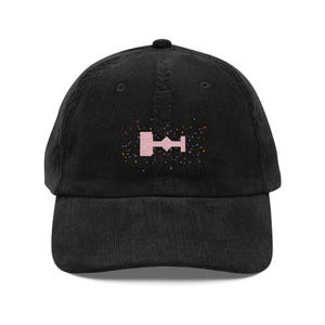 Eras Stage Confetti Embroidered Floral Vintage Corduroy Hat Eras Tour