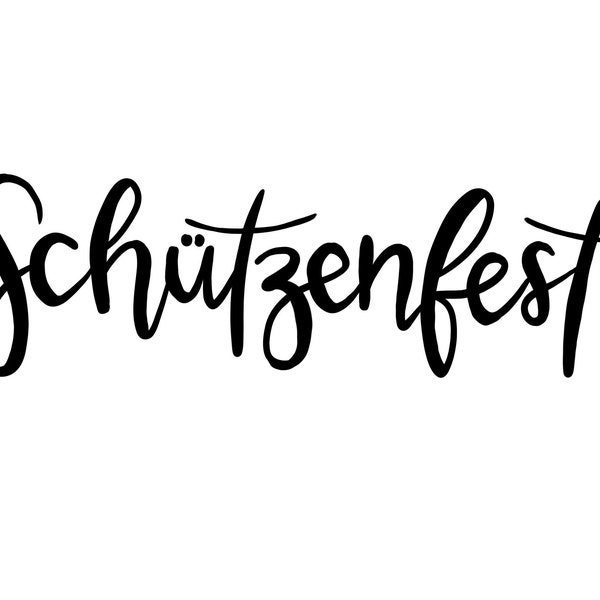 Plotterdatei Schützenfest SVG