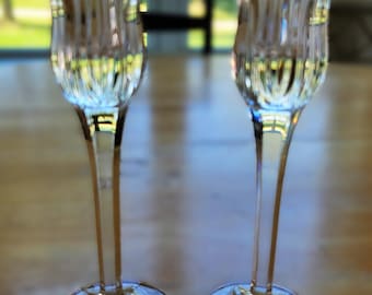 Mikasa Icicles lead crystal candlesticks - set of 2