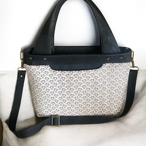 Schwarze Korktasche Einkaufstasche