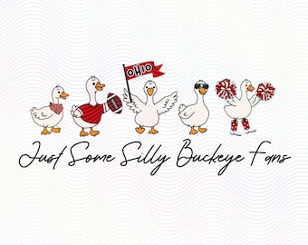 Ohio Silly Goose PNG: Ohio Game Day Digital Download, Ohio Football, Ohio png, Ohio Shirt Design, Sorority Merch,  Columbus Ohio,