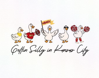 Silly Goose PNG, Kansas City Game Day Digital Download, Missouri Football, KC png, Kansas City png, KC Shirt, Kingdom shirt,  Kansas City Mo