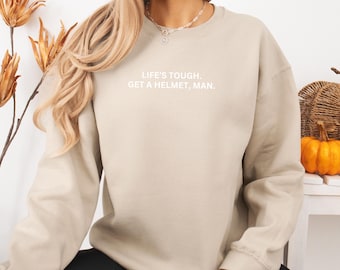 Life's Tough Candace Owens Quote Crewneck Sweatshirt, Gift for Roommate, Roommate Gift, Top Sellers, Conservative Shirt, Republican Shirt