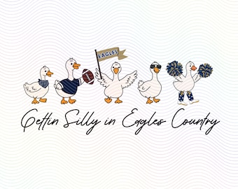 Georgia Silly Goose PNG: Georgia Game Day Digital Download, Georgia Southern Football, Eagles png, Eagles Shirt Design, Sorority Merch