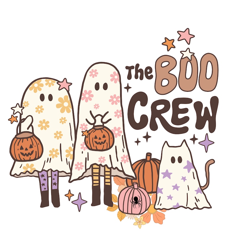 The Boo Crew Png - Etsy