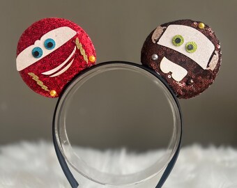 Serre-tête éclaircissant inspiré des voitures Disney McQueen Mater