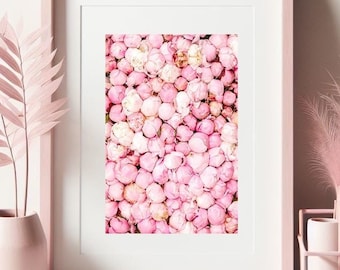 Peonies Photo Wall Art, Paris France Flower Market