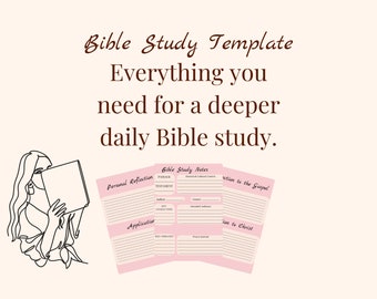 Bible Study Template PDF