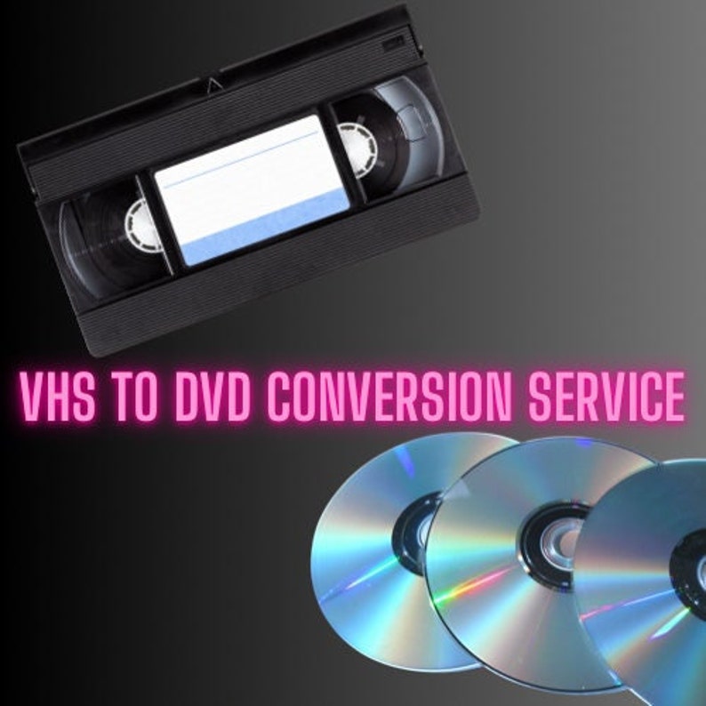 VHS to DVD Conversion Etsy