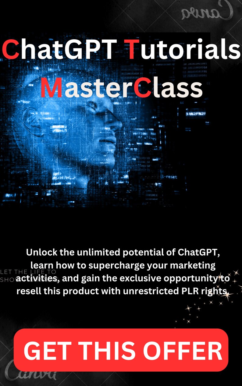 Chatgpt Tutorials Masterclass Bonuses High Quality PLR Course PLR ...