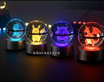 Pokemon Pokeball inspirierte Lampe