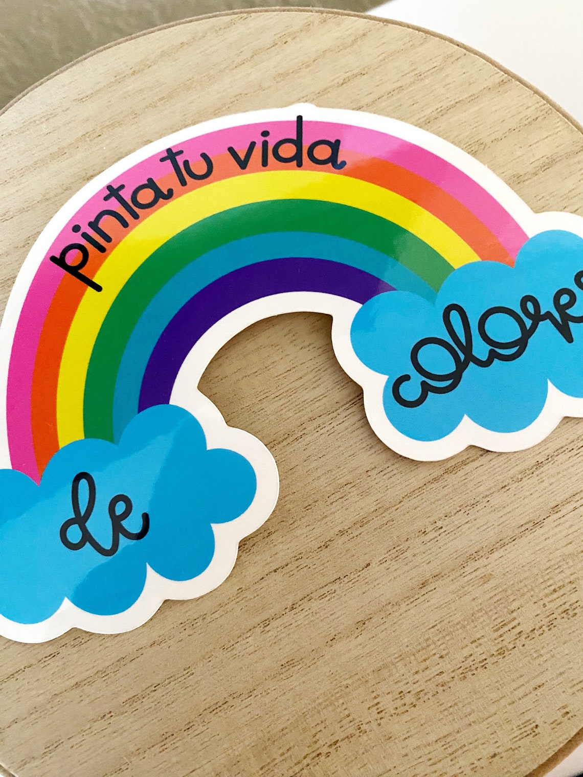 Pinta Tu Vida De Colores STICKER - Etsy