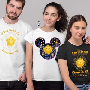 Disney Wish Movie Shirt, Disney Wish Star Shirt, Disney Wish Asha Valentino Star,Disney Star Shirt,Disney Wish Asha Shirt, Disney Wish Shirt image 1
