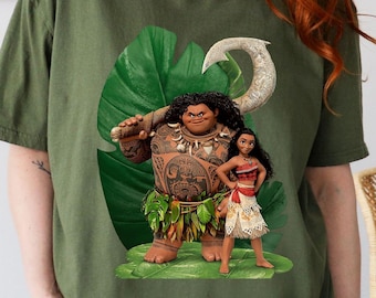 Disney Moana And Maui Tee, Moana 2 Sweatshirt, Maui Hoodie, Moana Movie Shirt, Moana and Maui Tee, Disney Moana Shirt, Disney Maui And Moana