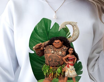 Disney Moana And Maui Tee, Moana 2 Sweatshirt, Maui Hoodie, Moana Movie Shirt, Moana and Maui Tee, Disney Moana Shirt, Disney Maui And Moana