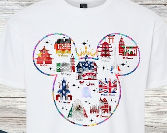 Disney Epcot Shirt,Epcot World Showcase Shirt, Epcot Travel Shirt,Disney World Tour Tee, Drinking and Snacking Around The World, Disney Trip