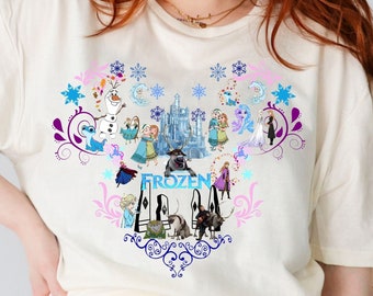 Disney Frozen Shirt Disney Princess Elsa Shirt, Frozen Gift Shirt, Elsa Anna Olaf Shirt, Disney Frozen Castle Shirt, Disney Frozen Movie Tee