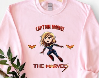 Capitán Marvel Sudadera La sudadera Marvels, Camisa Capitán Marvel, Sudadera Carol Danvers - Sudadera con capucha, Capitán Marvel La camisa Marvels