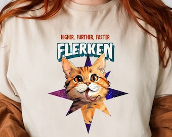 Flerken Shirt - Captain Marvel's Cat Shirt Higher Further Faster Flerken Shirt - The Marvels Movie Shirt, Christmas Gift Shirt, The Marvels