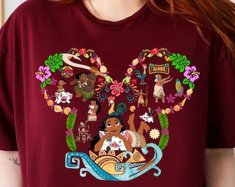 Moana Movie Shirt, Disney Moana Shirt, Maui Shirt, Moana Shirt, Disney Gift Shirt, Disney Moana Shirt, Moana Movie Characters Shirt