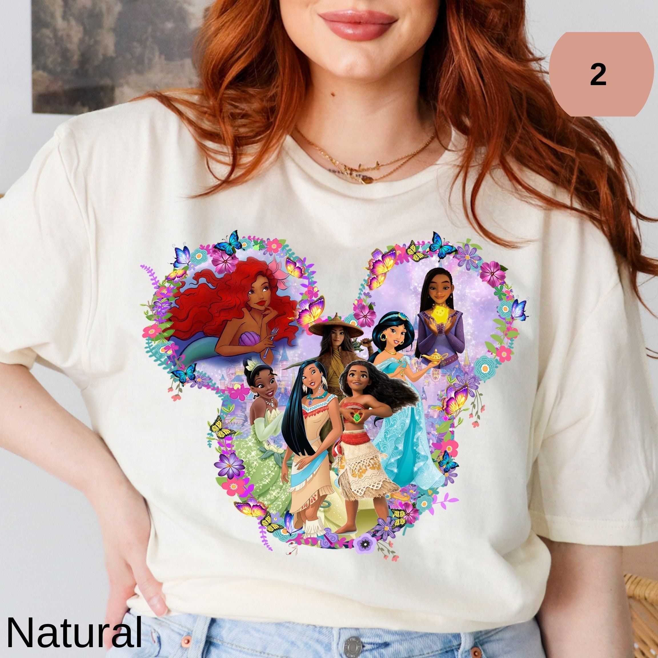 Jasmine and Ariel Etsy