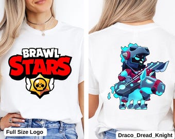 Brawl Stars Shirt: Two Sided Tee, Custom Text & Character
